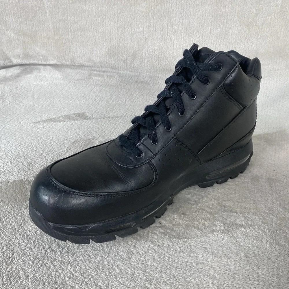 Nike ACG Air Max Goadome Mens Boots Size 13 Black Leather Shoes 865031-009